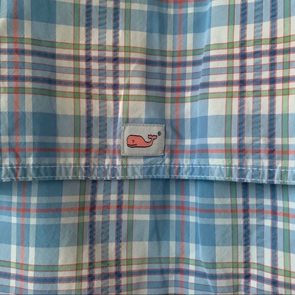 Vineyard Vines Blue-Red LS Harbor Shirt size medium - Picture 5 of 7